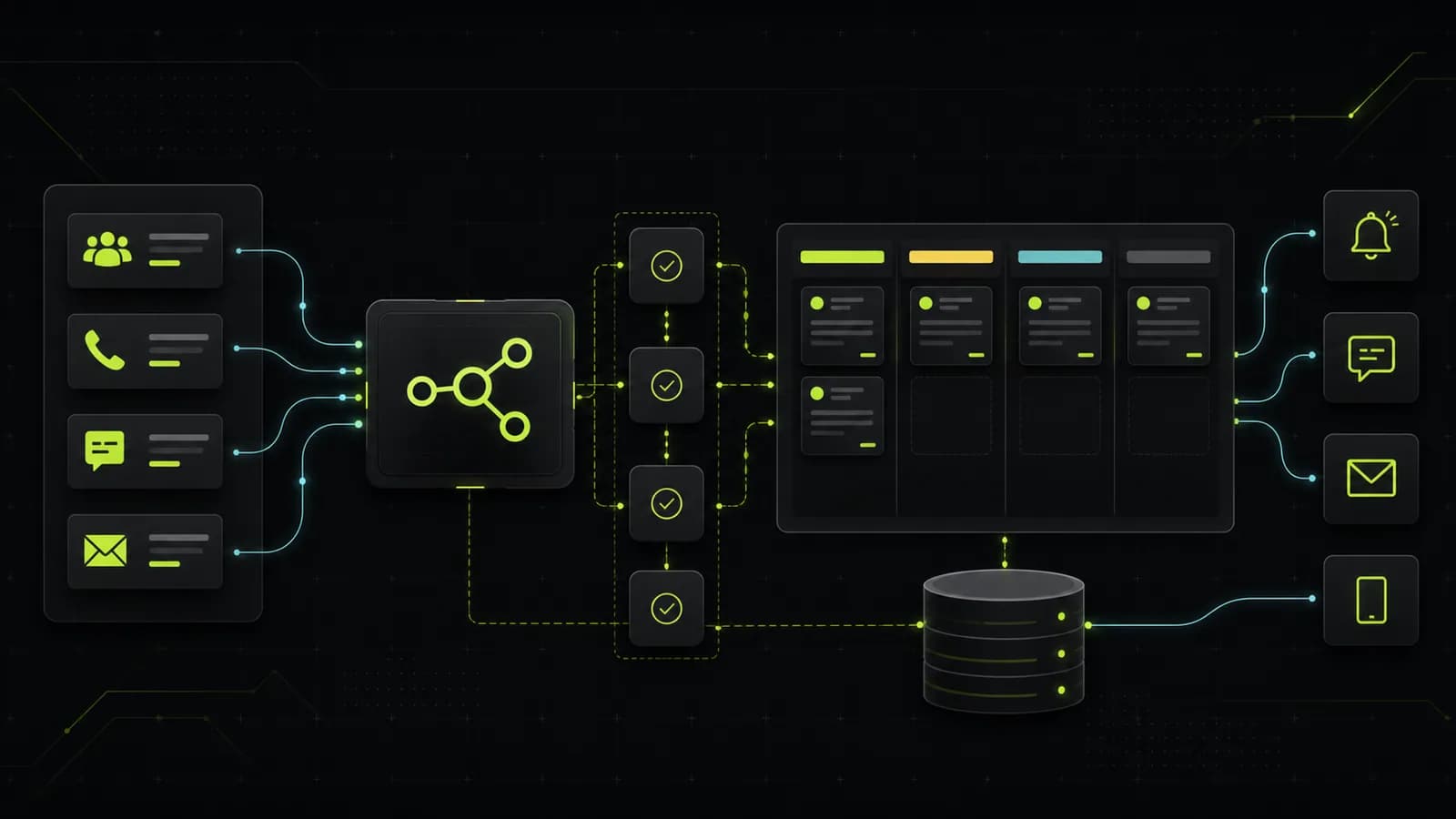 Dark technical automation cover showing IndiaMART lead capture flowing through n8n validation nodes into Zoho CRM with database logging
